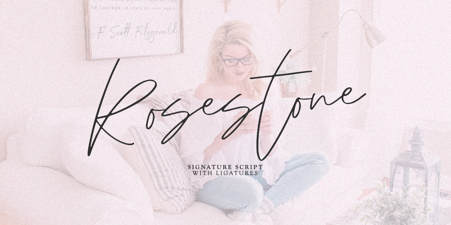 Rosestone Font preview